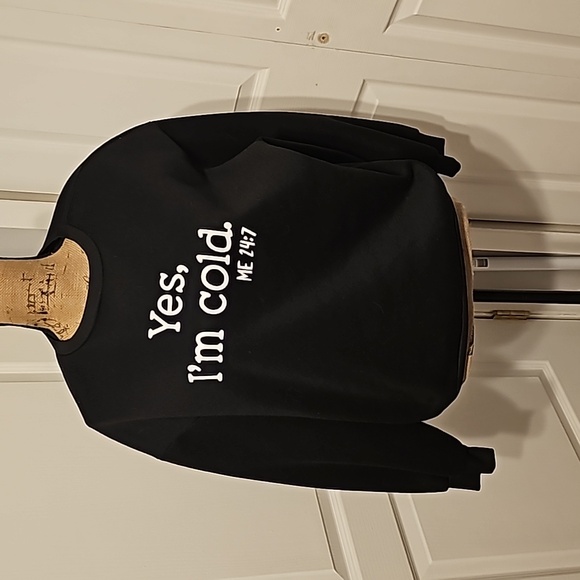 SHEIN Tops - Yes, I'm cold me 24/7 sweater #303